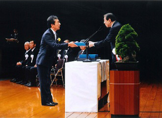 日本赤十字社表彰の様子